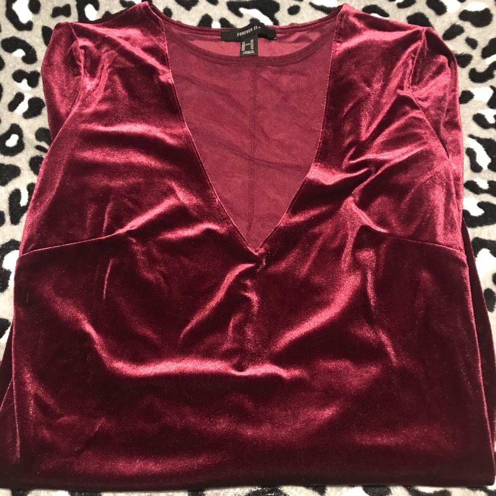 Long sleeve body con dress worn once from forever 21